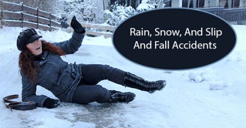 Rain, Snow, And Slip And Fall Accidents